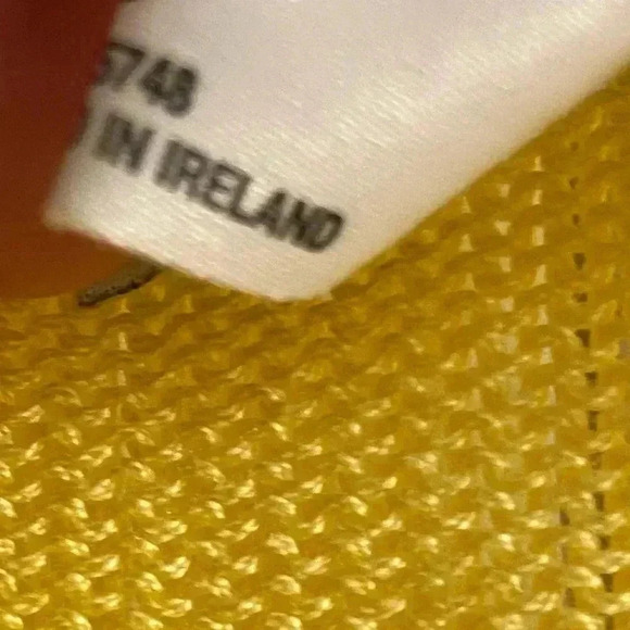 Deirdre McGuire sweater pullover yellow 100%‎ pima cotton Large - Picture 8 of 8